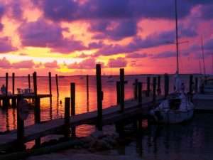 beautiful florida keys sunset from the beach of key lime sailing club key largo from dean anderson